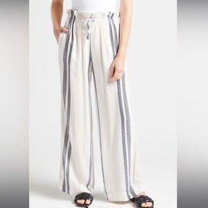 Cloth and Stone stripe wide leg pant